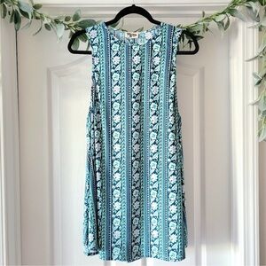 Garrett Tank Dress in Blue Bayou Spandy